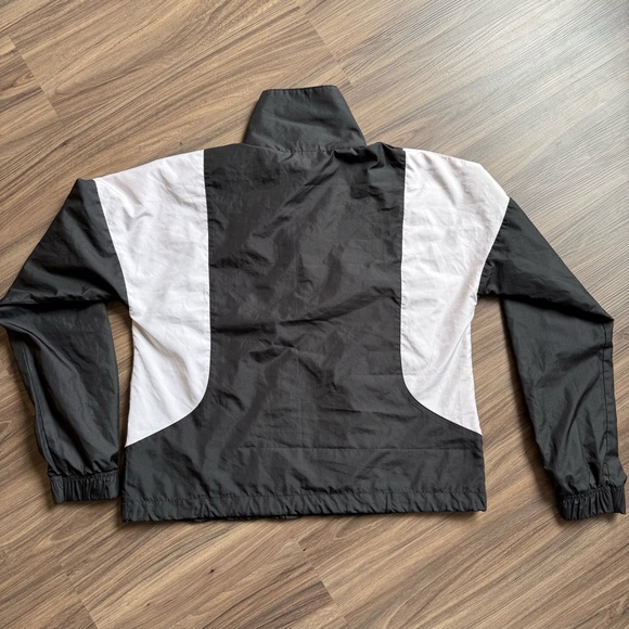 adidas Black and White Women's Bomber Track Jacket - Picture 3 of 4